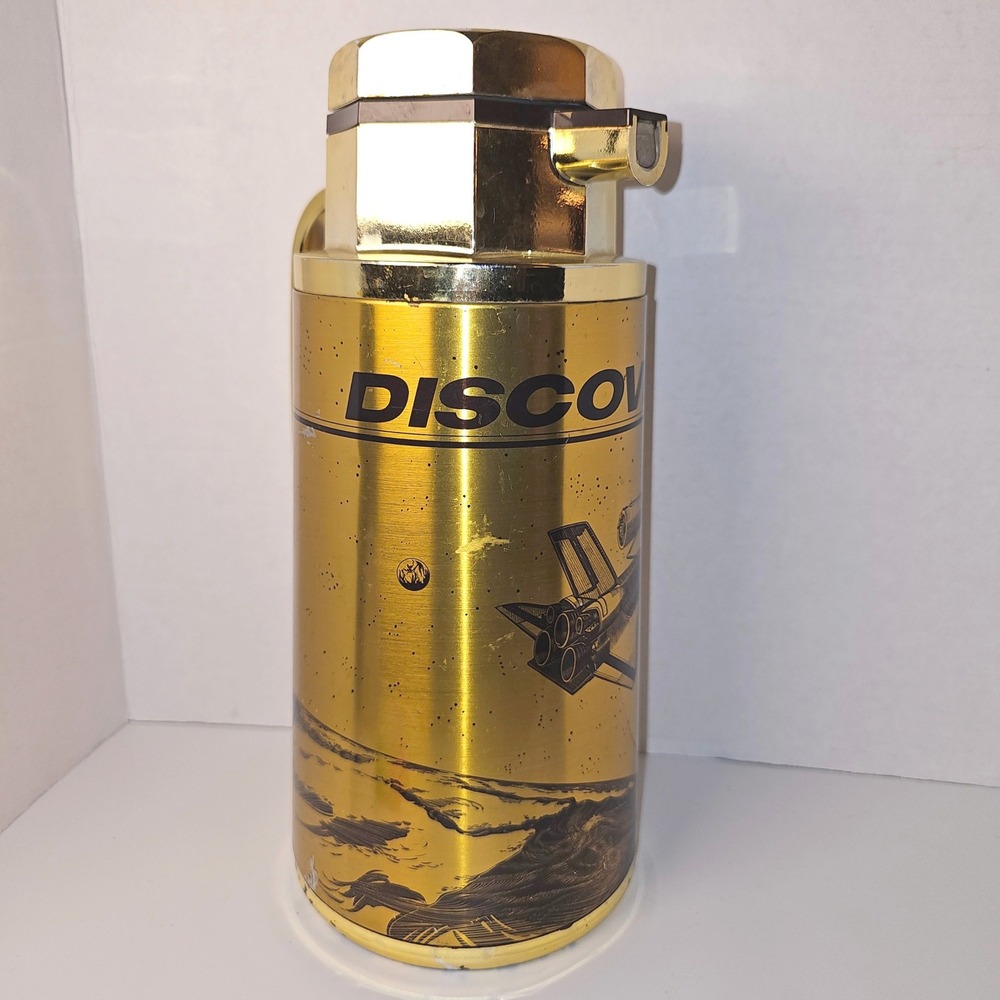 Vintage Gloria RCK-19 Space‎ Shuttle Discovery Gold Airpot 1.9L Made Japan Nasa